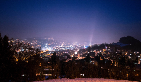 St. Gallen at night